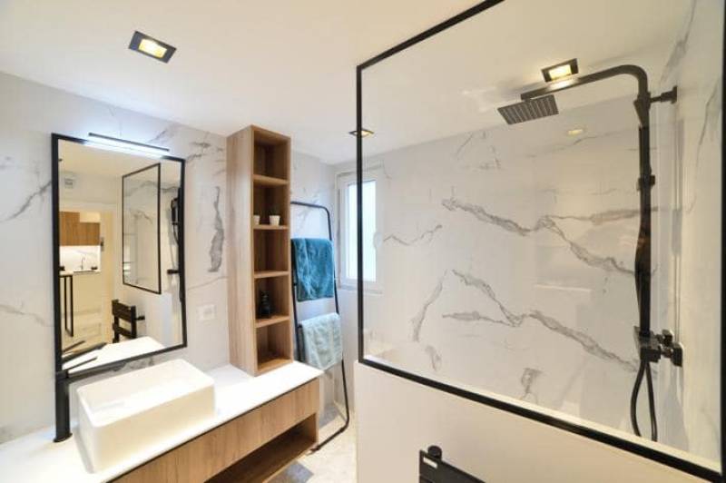 Transformation d'une cuisine en salle de bain pour maison de Strasbourg