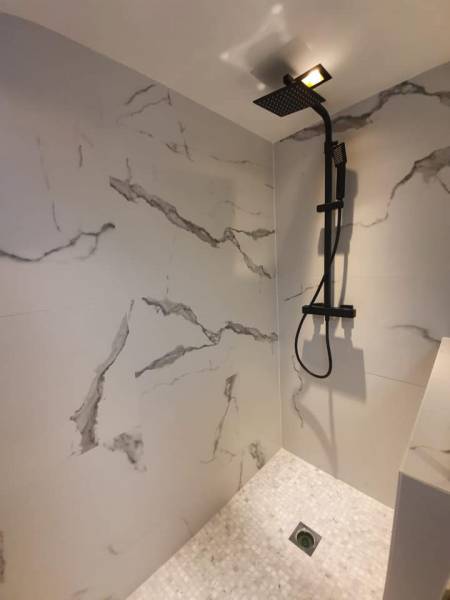 Transformation d'une cuisine en salle de bain pour maison de Strasbourg