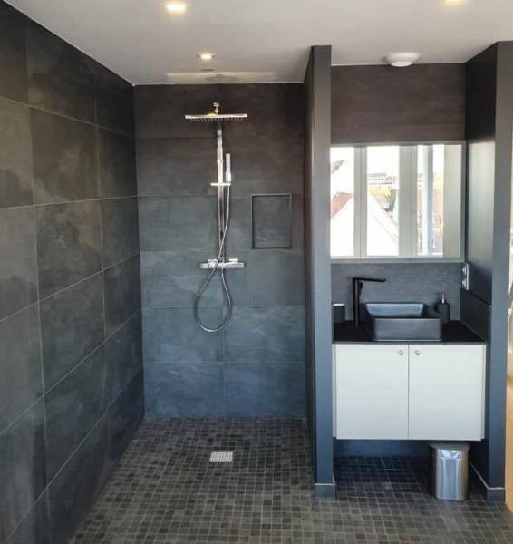 ZOOM sur les colonnes de douche